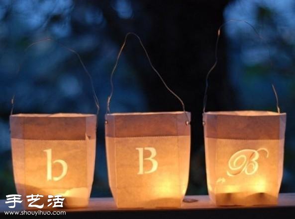 紙袋+蠟燭 手工制作浪漫懸掛小燭臺 -  itrip.net.cn