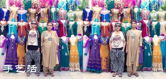 創(chuàng)意有趣攝影構(gòu)思 親人衣服換換拍  -  itrip.net.cn