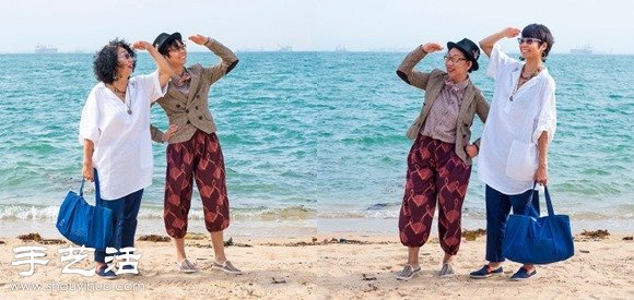 創(chuàng)意有趣攝影構(gòu)思 親人衣服換換拍  -  itrip.net.cn