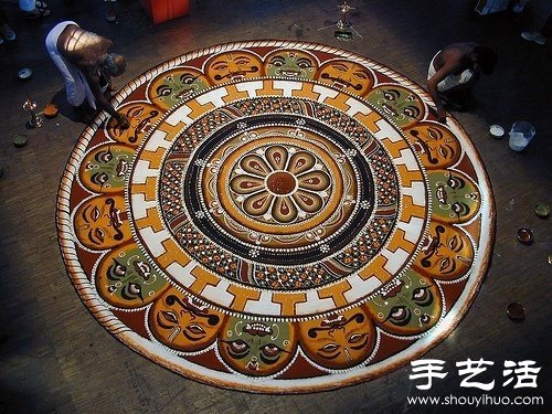 印度TamilNadu邦獨特的民間藝術——米粒畫 -  itrip.net.cn