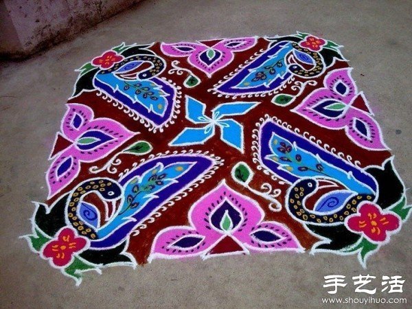 印度TamilNadu邦獨特的民間藝術——米粒畫 -  itrip.net.cn