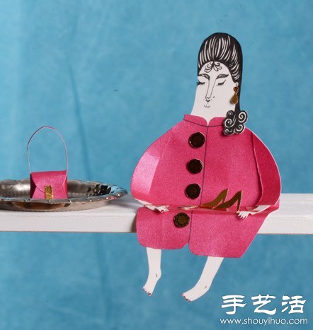 趣味紙雕——詼諧福態(tài)的小紙人 -  itrip.net.cn