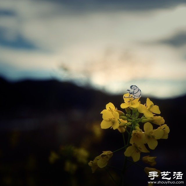 DIY剪紙小人創(chuàng)意攝影 追尋逝去的自由與快樂 -  itrip.net.cn