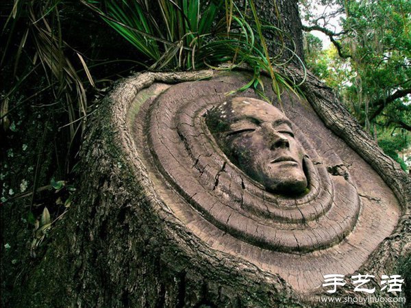 樹木雕刻 雕塑藝術(shù)與自然的融合 -  itrip.net.cn