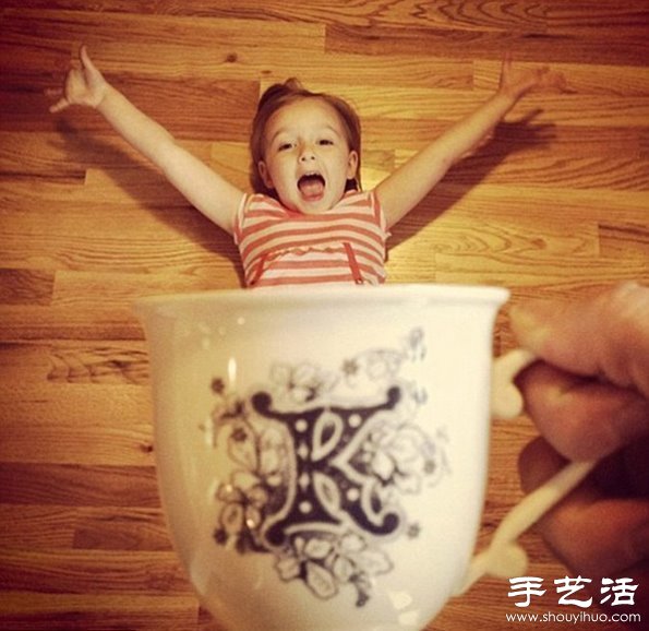 “杯中的小精靈”兒童創(chuàng)意攝影 -  itrip.net.cn