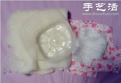 油桶+棉花+棉布 廢物利用手工制作收納筐 -  itrip.net.cn