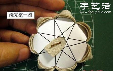 布條+卡紙 手工制作森系布藝花朵 -  itrip.net.cn