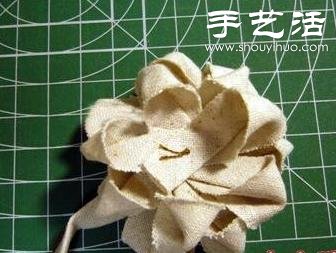 布條+卡紙 手工制作森系布藝花朵 -  itrip.net.cn