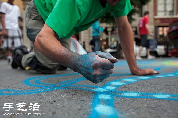 Joe Mangrum街頭沙畫藝術(shù) -  itrip.net.cn