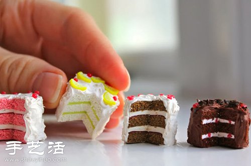軟陶手工制作迷你蛋糕 -  itrip.net.cn