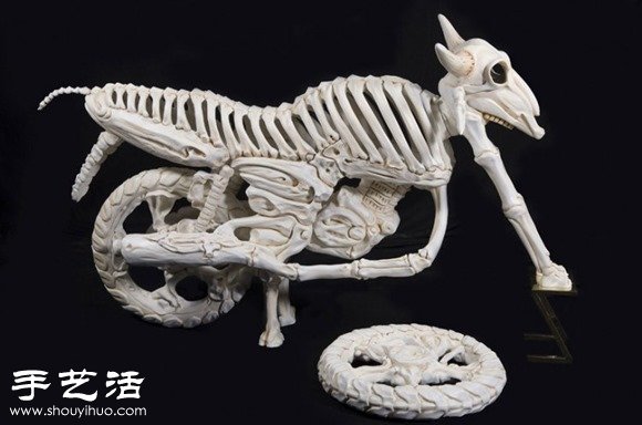 印度藝術(shù)家DIY的史前怪獸汽車模型 -  itrip.net.cn