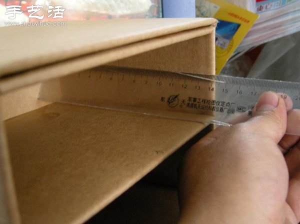硬紙板廢物利用DIY精致收納柜 -  itrip.net.cn