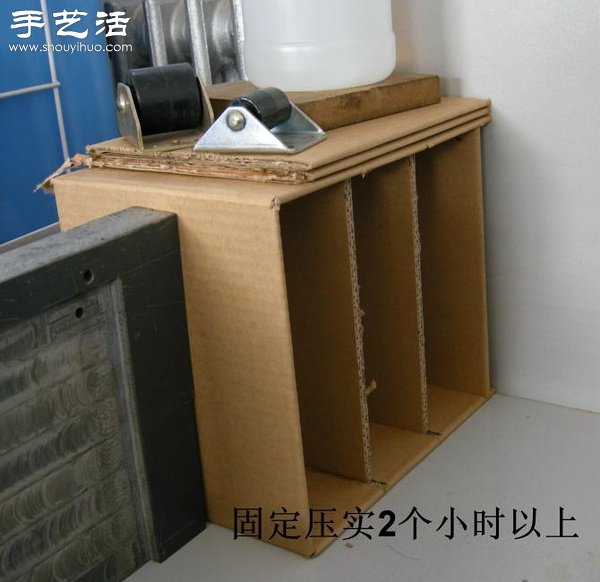 硬紙板廢物利用DIY精致收納柜 -  itrip.net.cn