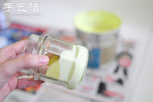 玻璃罐+涂料 手工DIY治愈系筆筒 -  itrip.net.cn