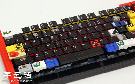 樂高積木手工DIY個性電腦鍵盤 -  itrip.net.cn