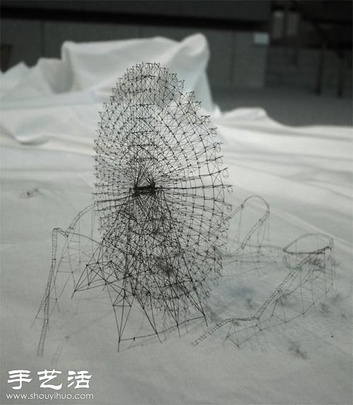 細鐵絲手工DIY微型建筑物 -  itrip.net.cn
