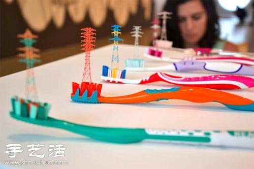 細鐵絲手工DIY微型建筑物 -  itrip.net.cn