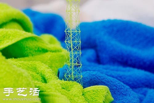 細鐵絲手工DIY微型建筑物 -  itrip.net.cn