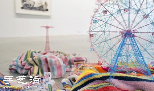 細鐵絲手工DIY微型建筑物 -  itrip.net.cn