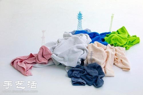 細鐵絲手工DIY微型建筑物 -  itrip.net.cn