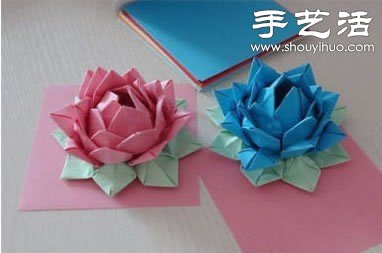 紙蓮花的折法 如何折紙蓮花的方法 -  itrip.net.cn