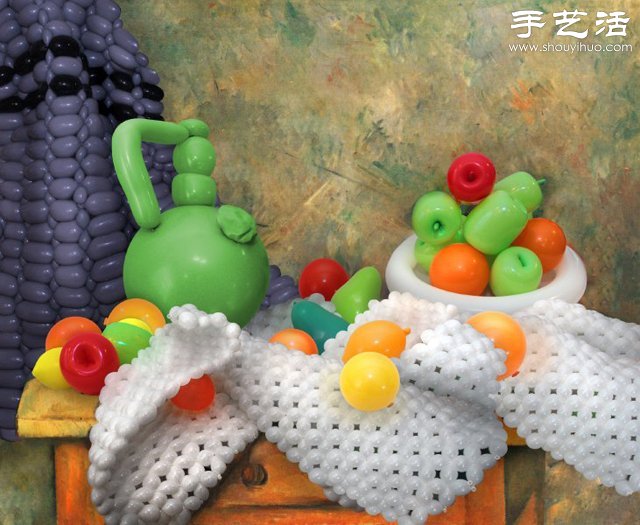 街頭藝術(shù)家Larry Moss的氣球編織作品 -  itrip.net.cn