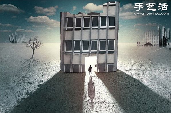 紙板DIY生活場(chǎng)景的創(chuàng)意攝影 -  itrip.net.cn
