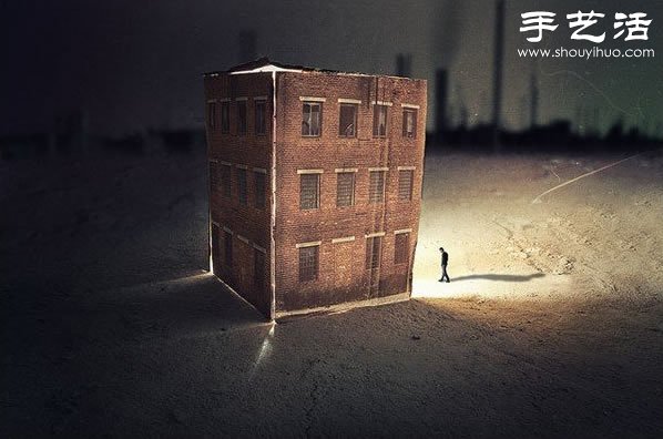 紙板DIY生活場(chǎng)景的創(chuàng)意攝影 -  itrip.net.cn