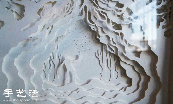 剪紙配合光線DIY童話色彩紙雕場(chǎng)景 -  itrip.net.cn