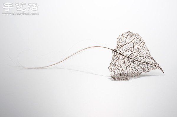頭發(fā)絲編織落葉 宛如精致藝術(shù)品 -  itrip.net.cn