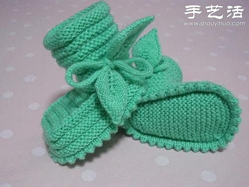 棒針編織寶寶鞋子手工教程 -  itrip.net.cn