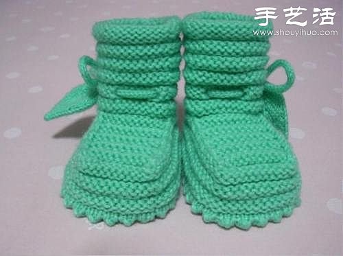 棒針編織寶寶鞋子手工教程 -  itrip.net.cn