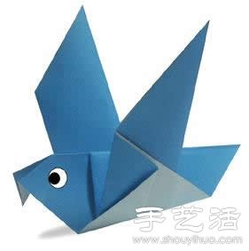 折紙鴿子手工制作方法 -  itrip.net.cn
