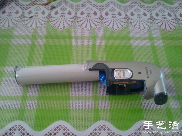 剃須刀+下水管 DIY改造迷你電鉆 -  itrip.net.cn