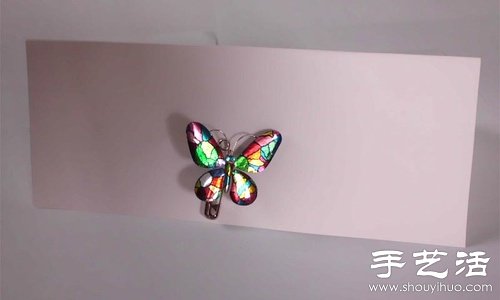 鋁箔紙+環(huán)氧樹脂 手工制作蝴蝶別針/發(fā)夾 -  itrip.net.cn