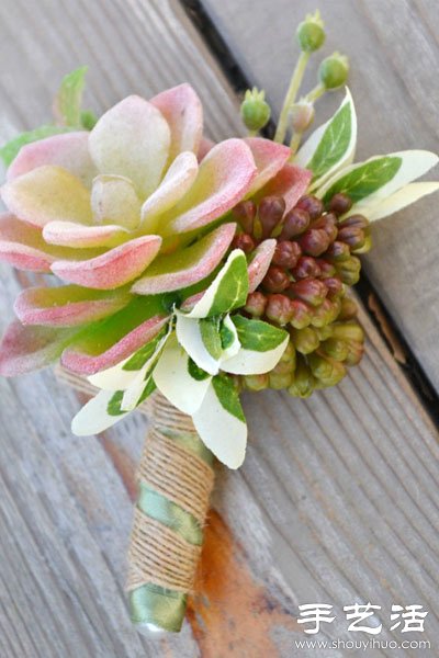多肉植物DIY環(huán)保個(gè)性婚慶布置 -  itrip.net.cn