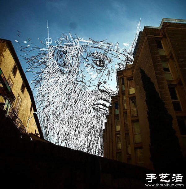 將天空作為畫布 創(chuàng)意DIY有趣圖案 -  itrip.net.cn