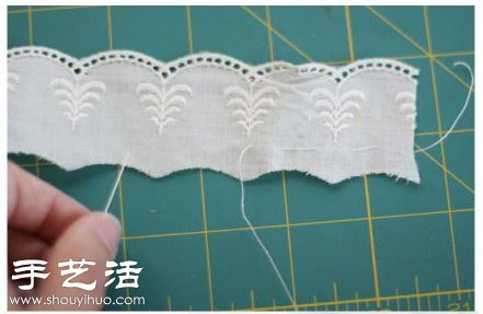 蕾絲手工制作漂亮頭花教程 -  itrip.net.cn