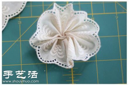 蕾絲手工制作漂亮頭花教程 -  itrip.net.cn