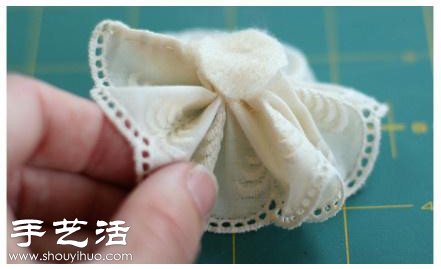 蕾絲手工制作漂亮頭花教程 -  itrip.net.cn