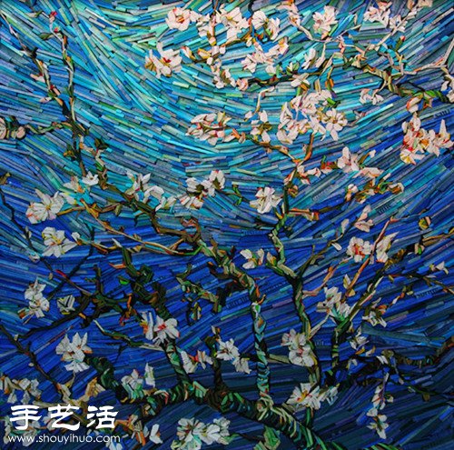 小木塊DIY宛如油畫(huà)的精美拼貼畫(huà)  -  itrip.net.cn
