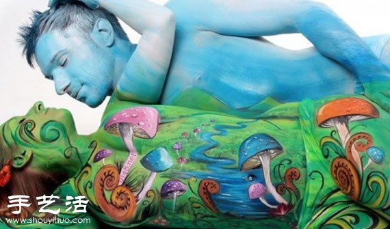 Gesine Marwedel人體彩繪作品 -  itrip.net.cn