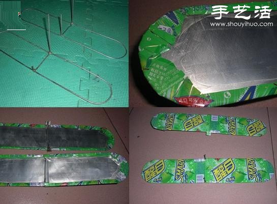 易拉罐變廢為寶手工DIY迷你螺旋槳飛機 -  itrip.net.cn