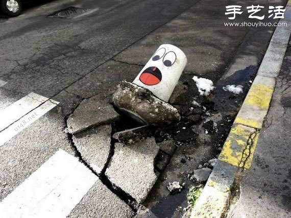 法國街頭藝術(shù)家OakoAk涂鴉作品 -  itrip.net.cn