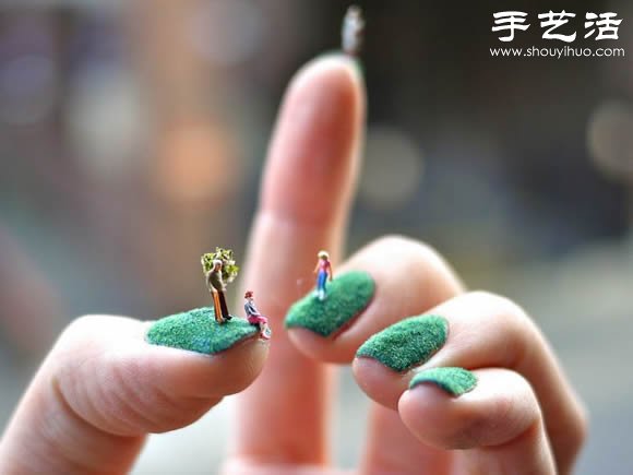 指甲蓋上的創(chuàng)意DIY 仿佛走進(jìn)了童話世界 -  itrip.net.cn