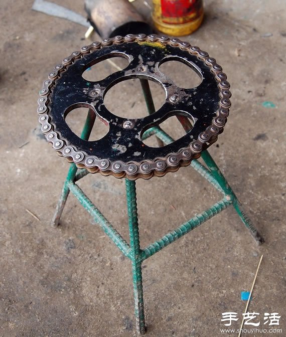 廢棄自行車變廢為寶手工DIY家居用品 -  itrip.net.cn