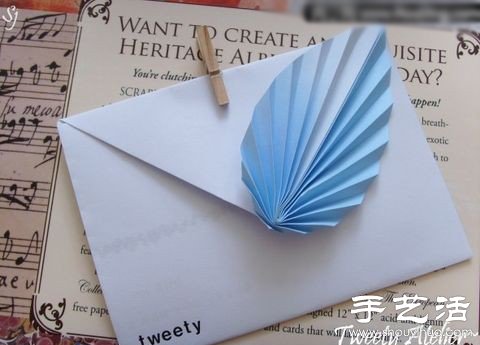 自制帶有葉子裝飾的漂亮賀卡 -  itrip.net.cn