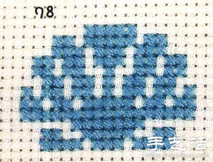 小清新貝殼的十字繡繡法 -  itrip.net.cn