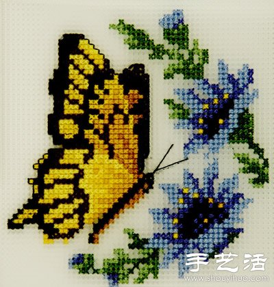 如何處理十字繡背面的技巧 -  itrip.net.cn