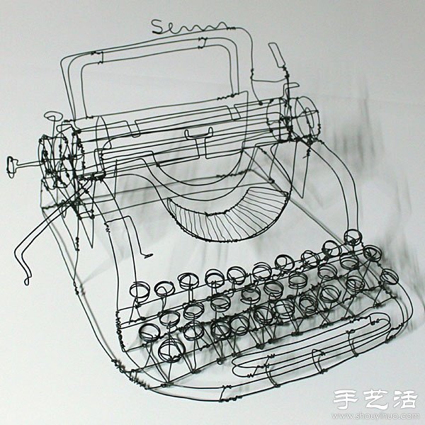 鐵絲手工DIY的精美工藝品 -  itrip.net.cn